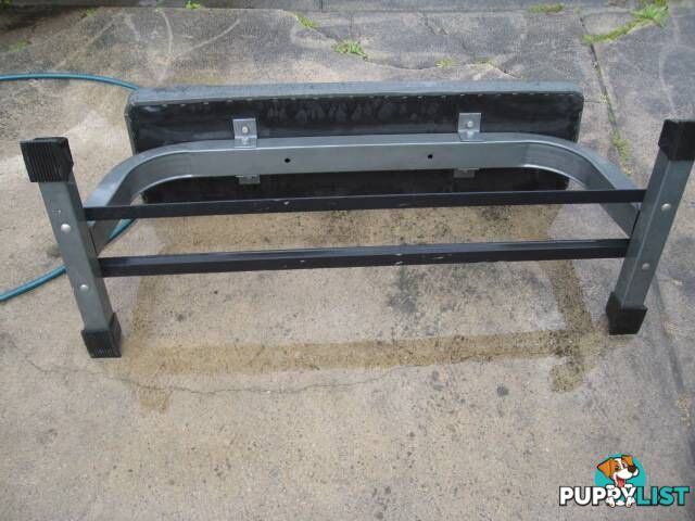 Bodyworx Flat Bench with Dumbbell Rack