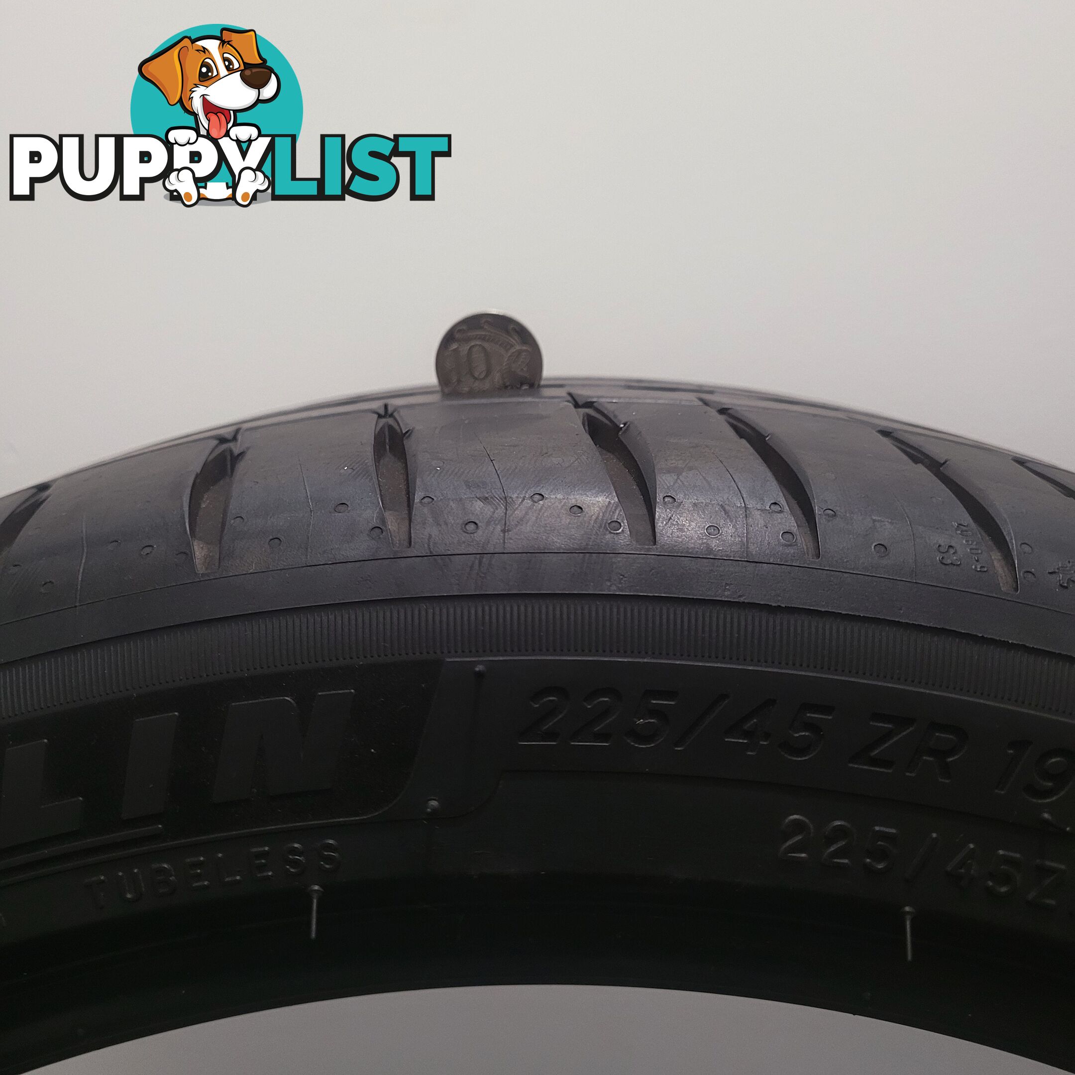 4x Michelin Pilot Sport Tyres 225/45ZR19 – Excellent Tread