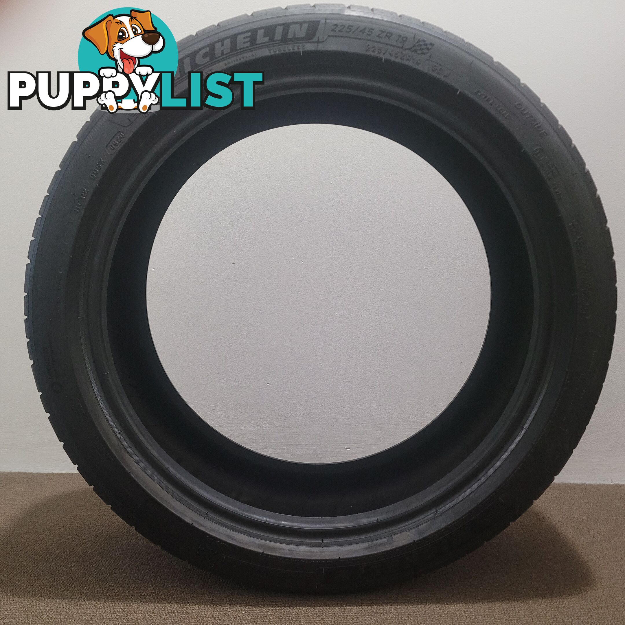 4x Michelin Pilot Sport Tyres 225/45ZR19 – Excellent Tread