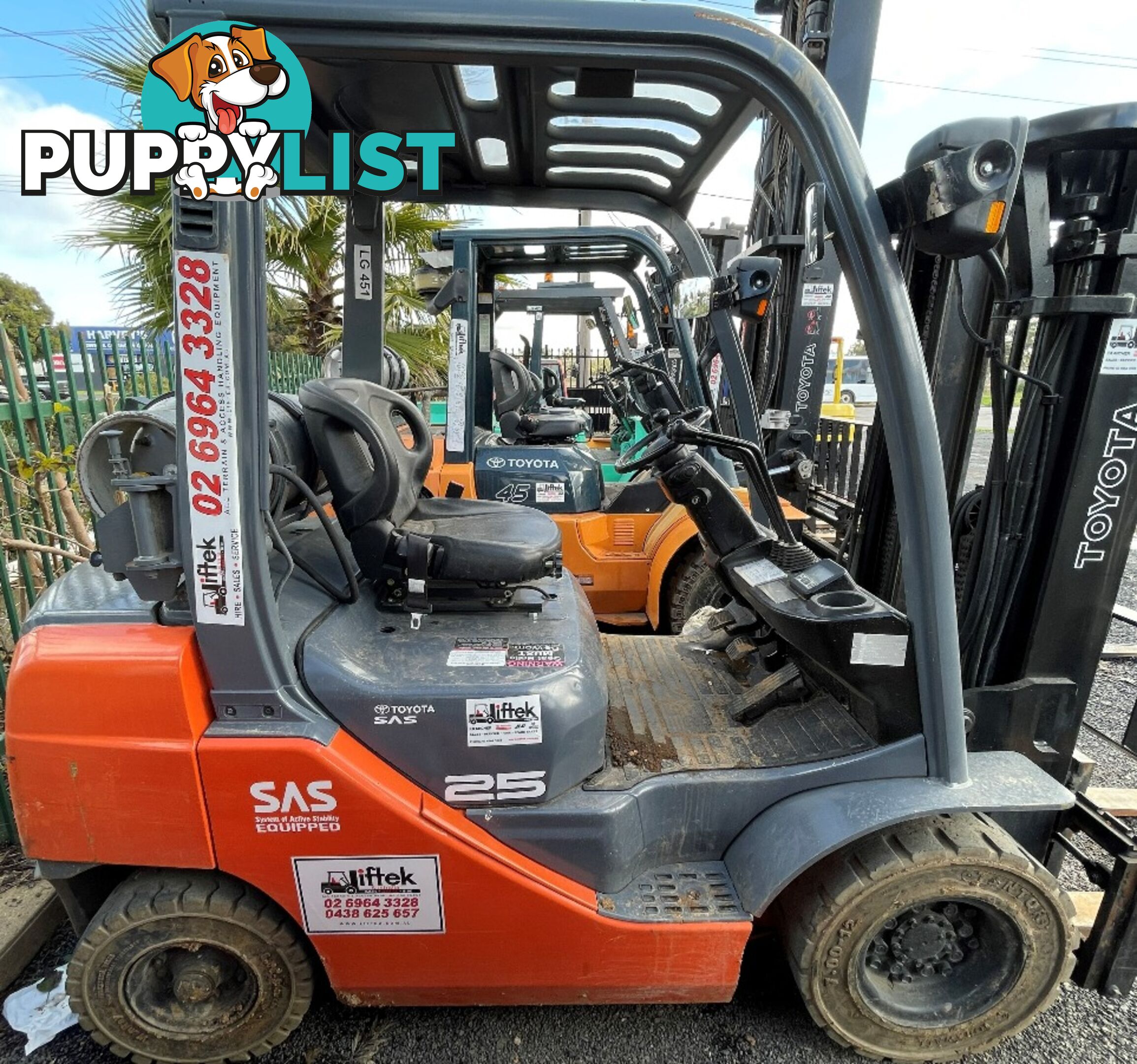 Used Toyota 32-8FG25 Deluxe Forklift For Sale