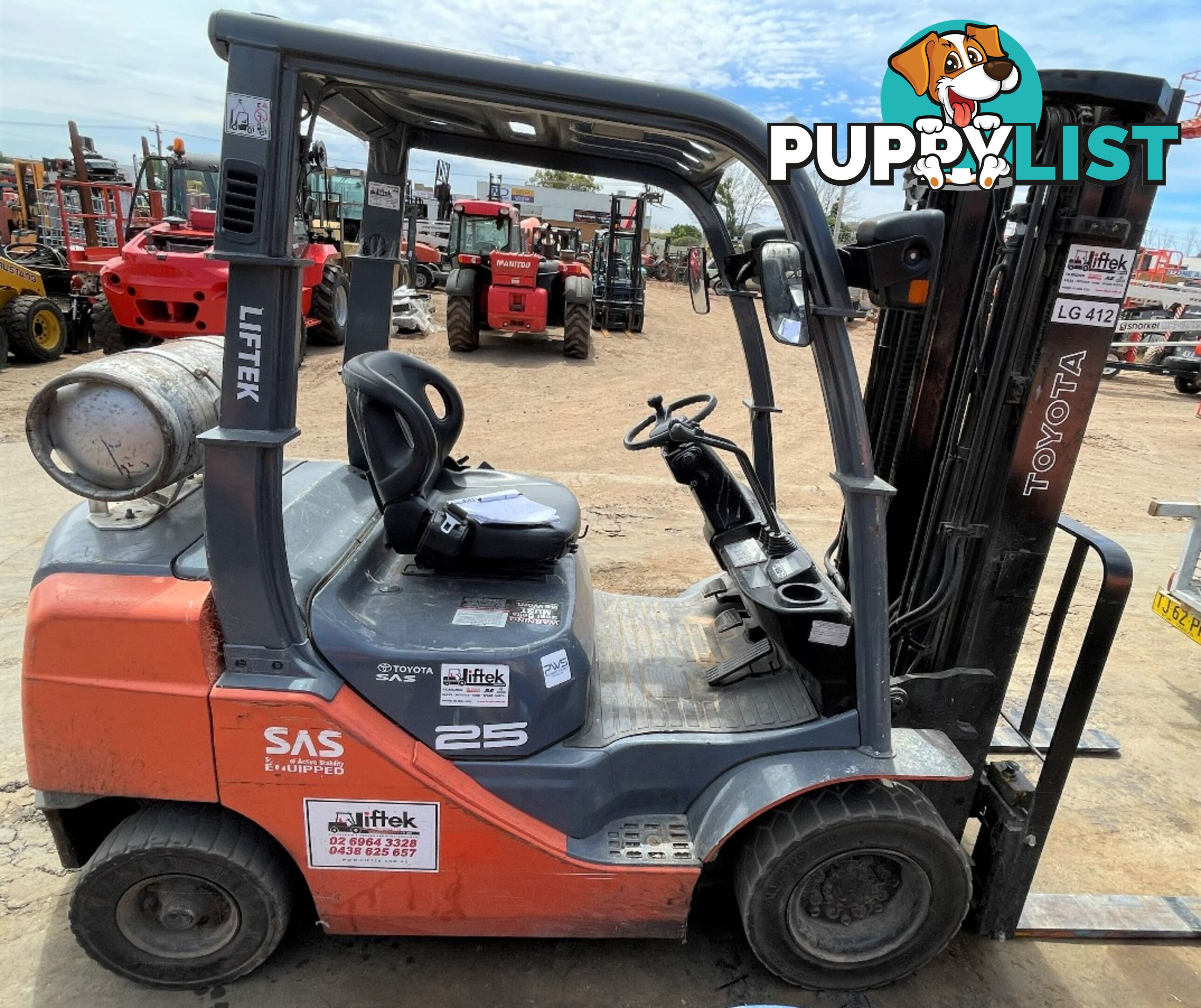 Used Toyota 2.5TON Forklift For Sale