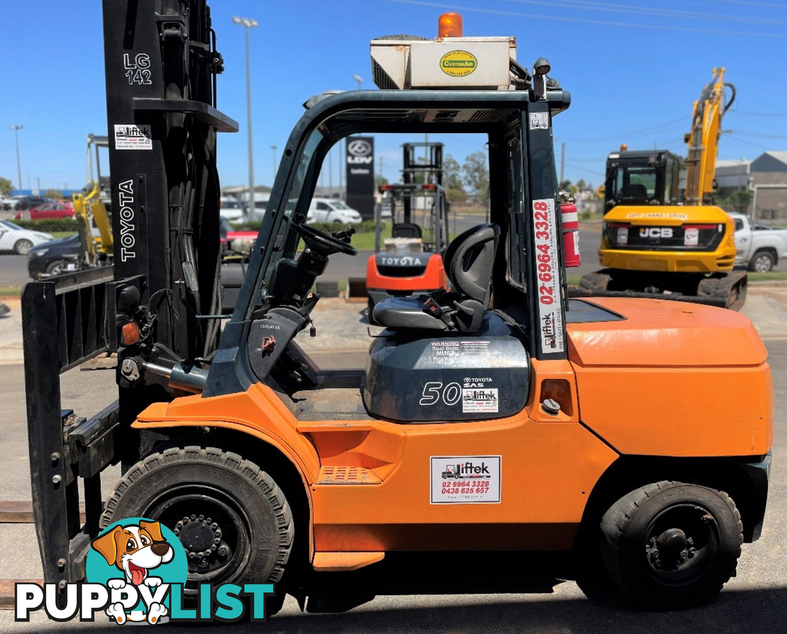 Used Toyota 5.0TON Forklift For Sale