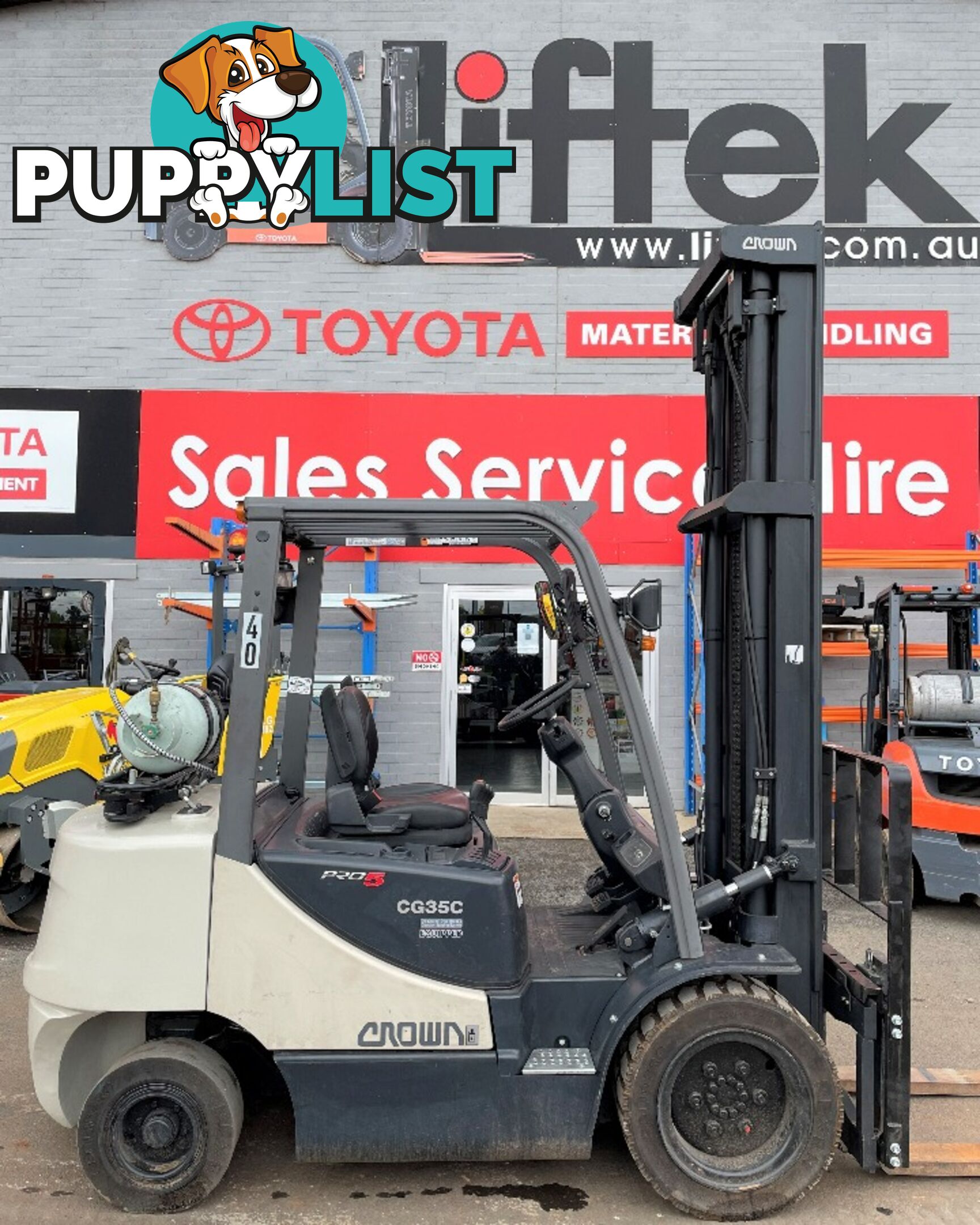 Used Crown 3.5TON Forklift For Sale