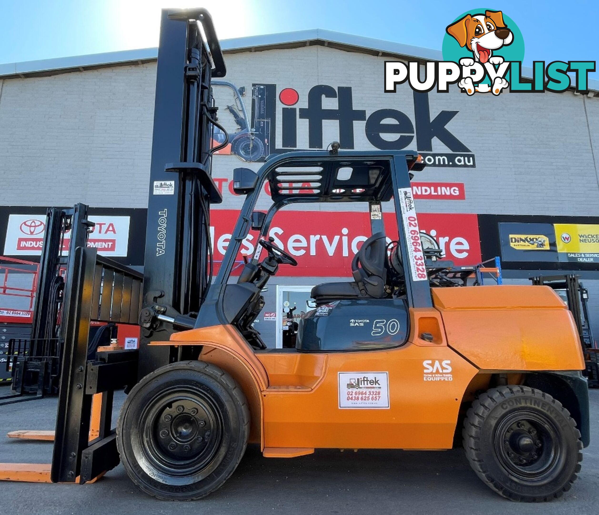 Used Toyota 5.0TON Forklift For Sale