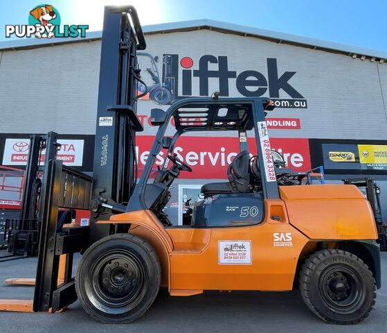 Used Toyota 5.0TON Forklift For Sale