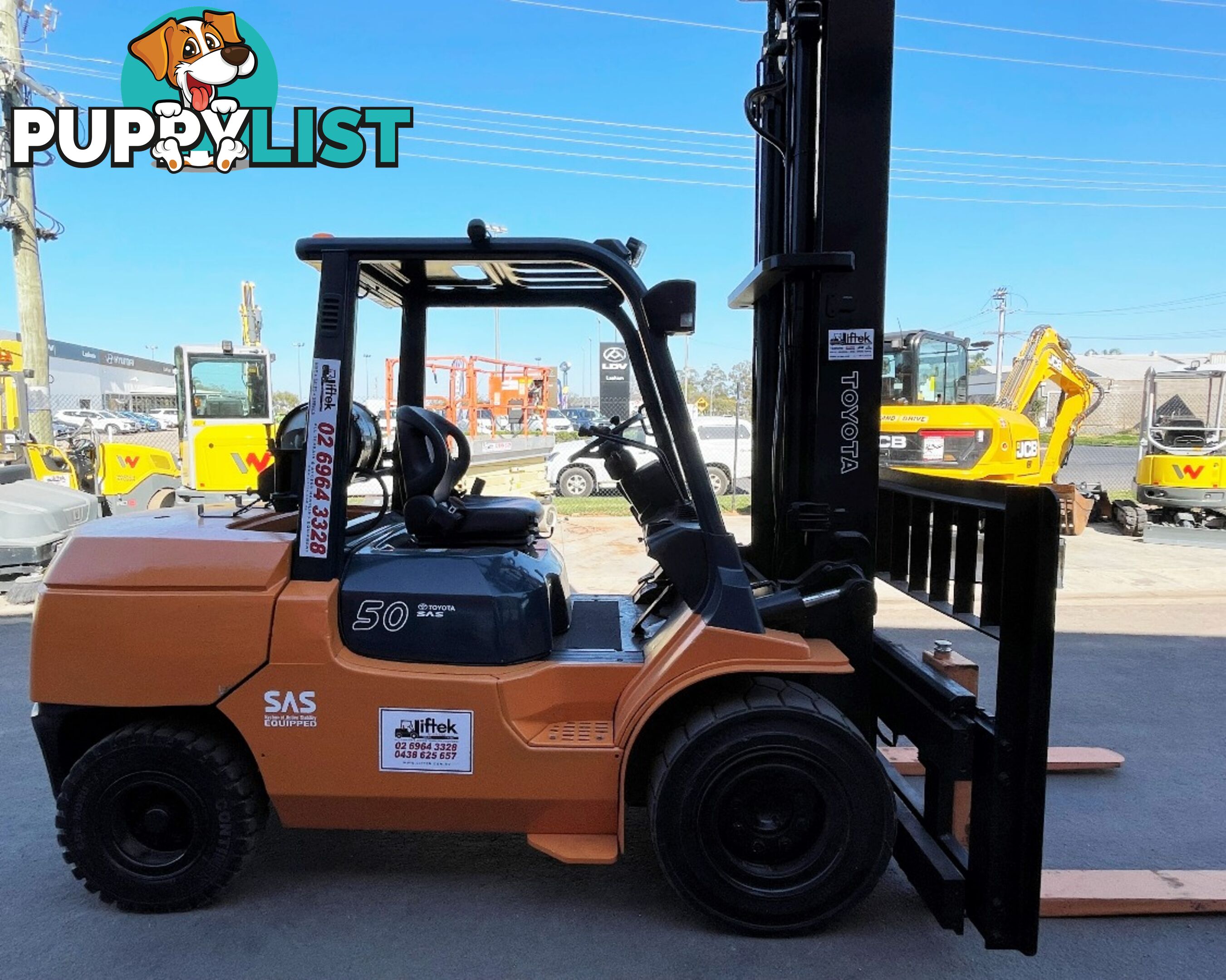 Used Toyota 5.0TON Forklift For Sale