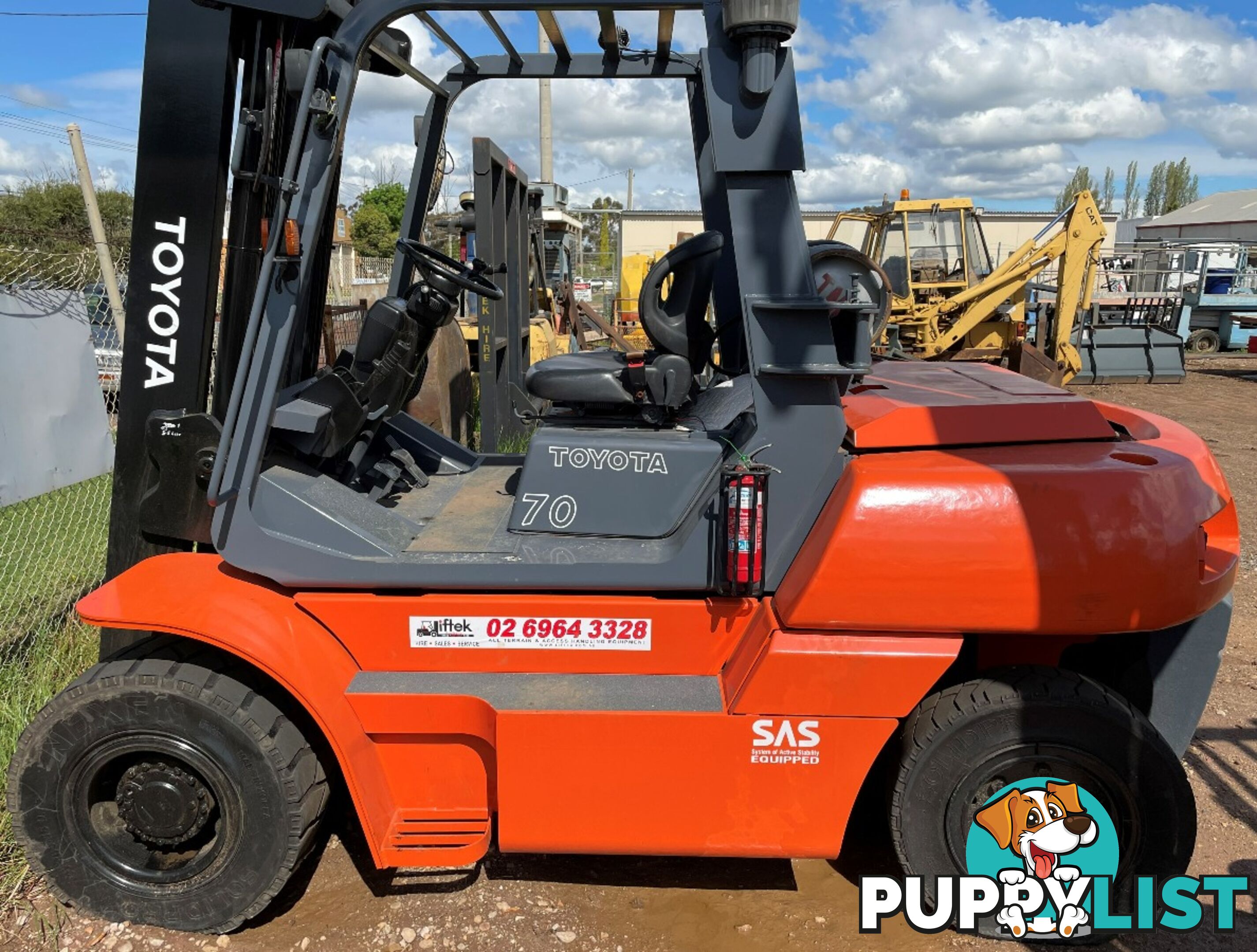 Used Toyota 7.0TON Forklift For Sale