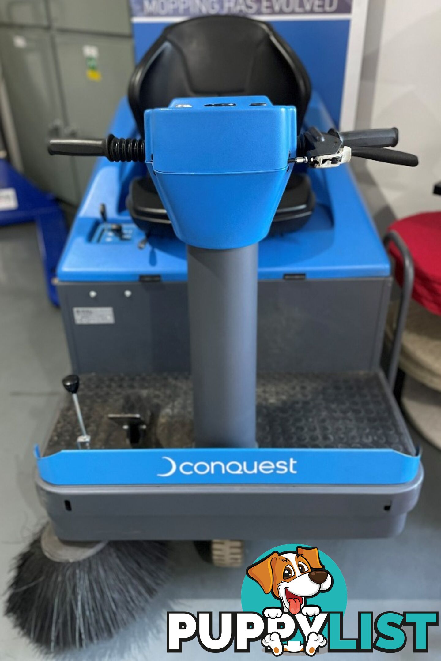 Used Conquest Ride On Floor Sweeper