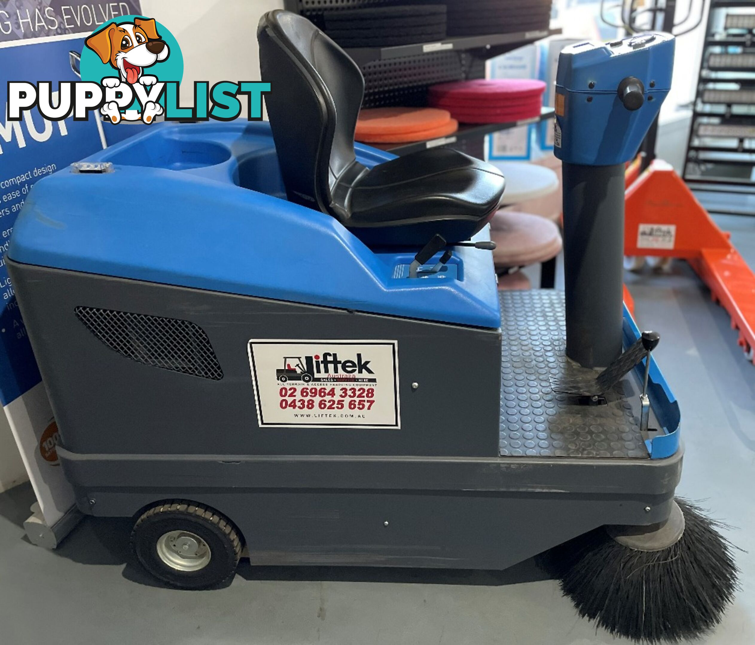 Used Conquest Ride On Floor Sweeper