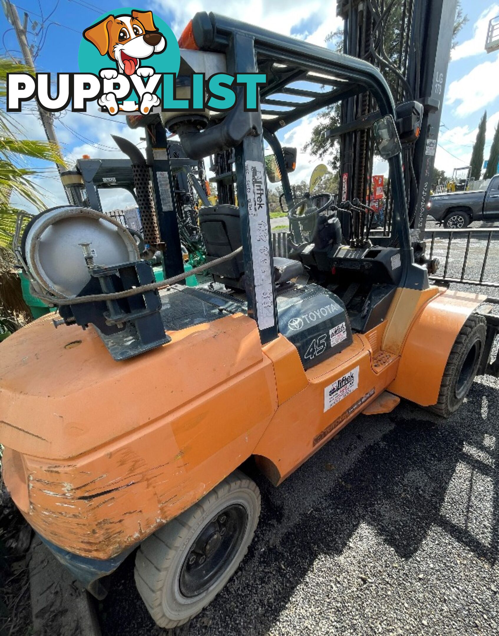 Used Toyota 4.5TON Forklift For Sale