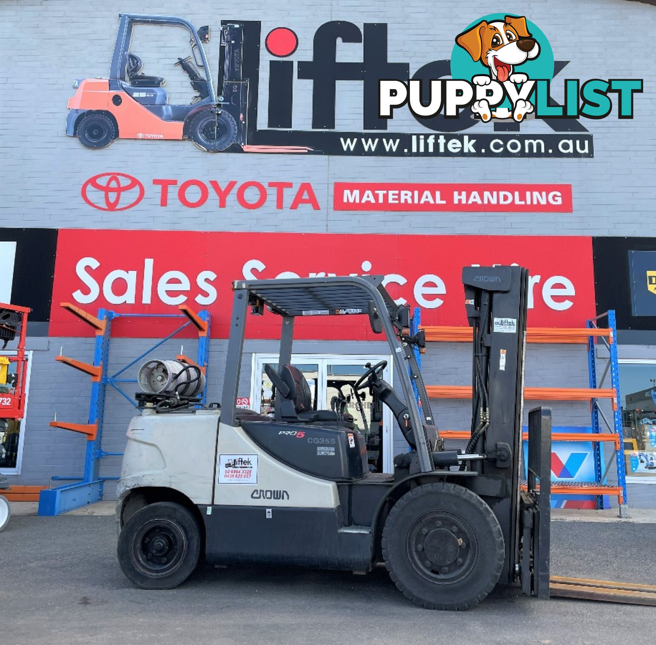 Used Crown 3.5TON Forklift For Sale