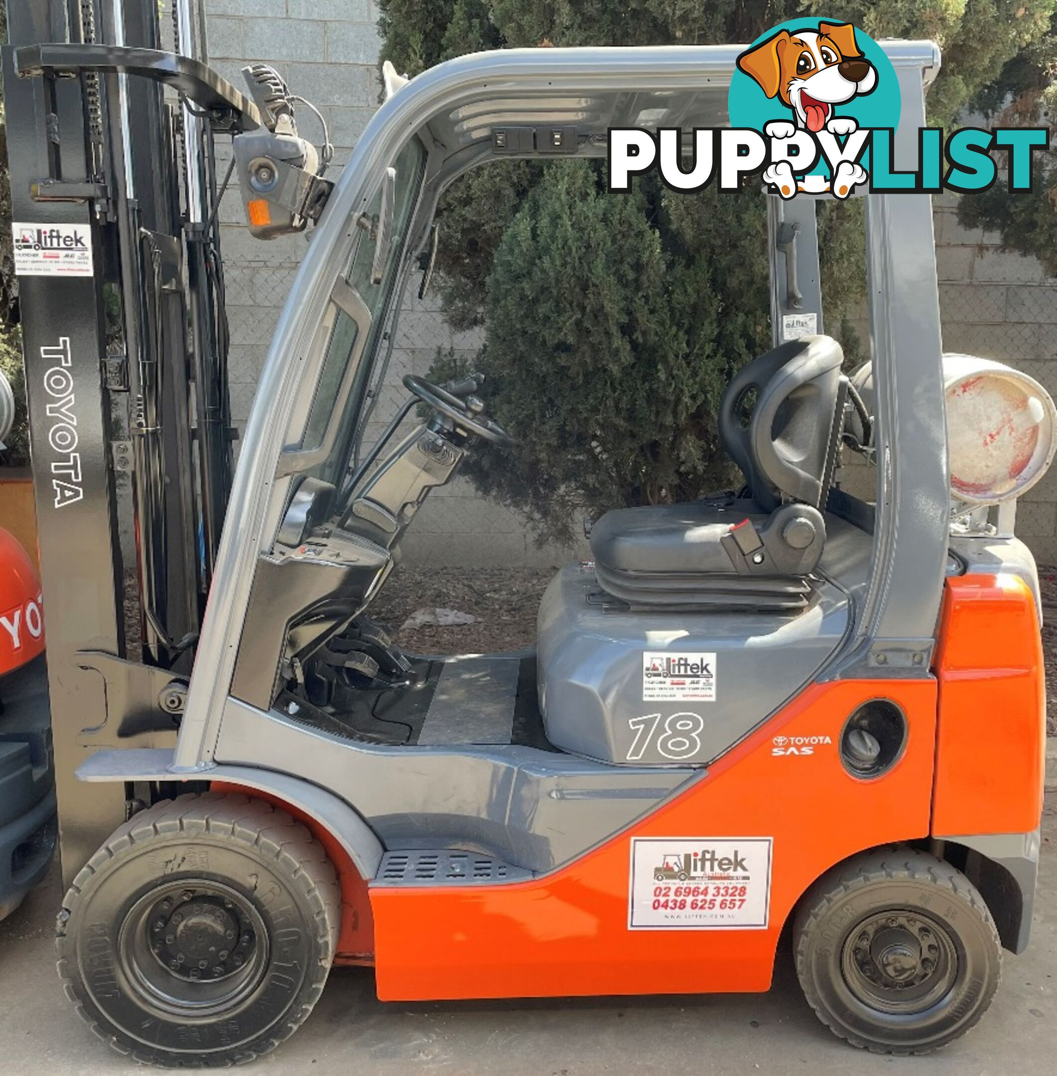 Used Toyota 1.8TON Forklift For Sale