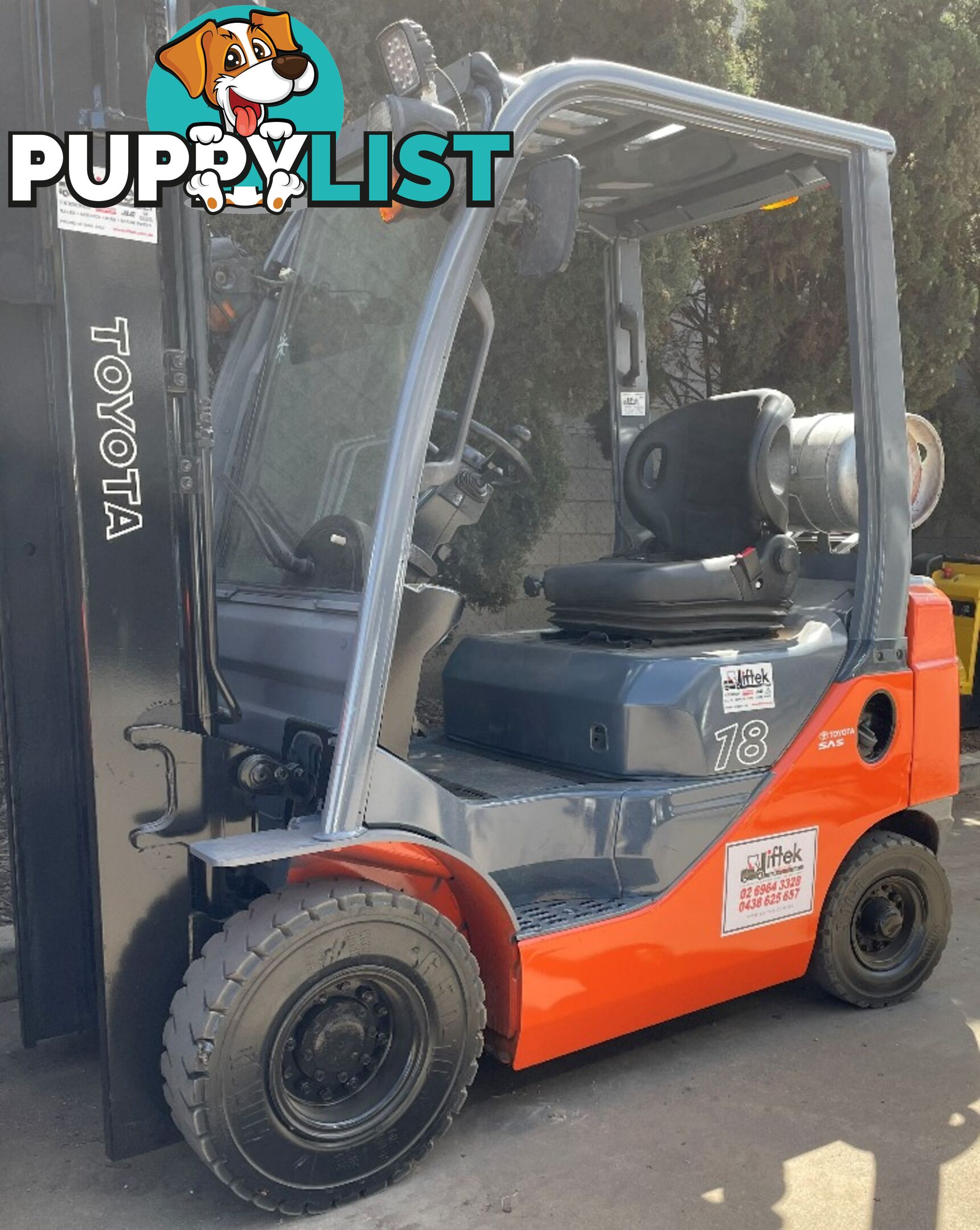 Used Toyota 1.8TON Forklift For Sale