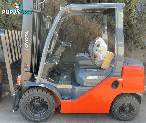 New Toyota 2.5TON Forklift For Sale