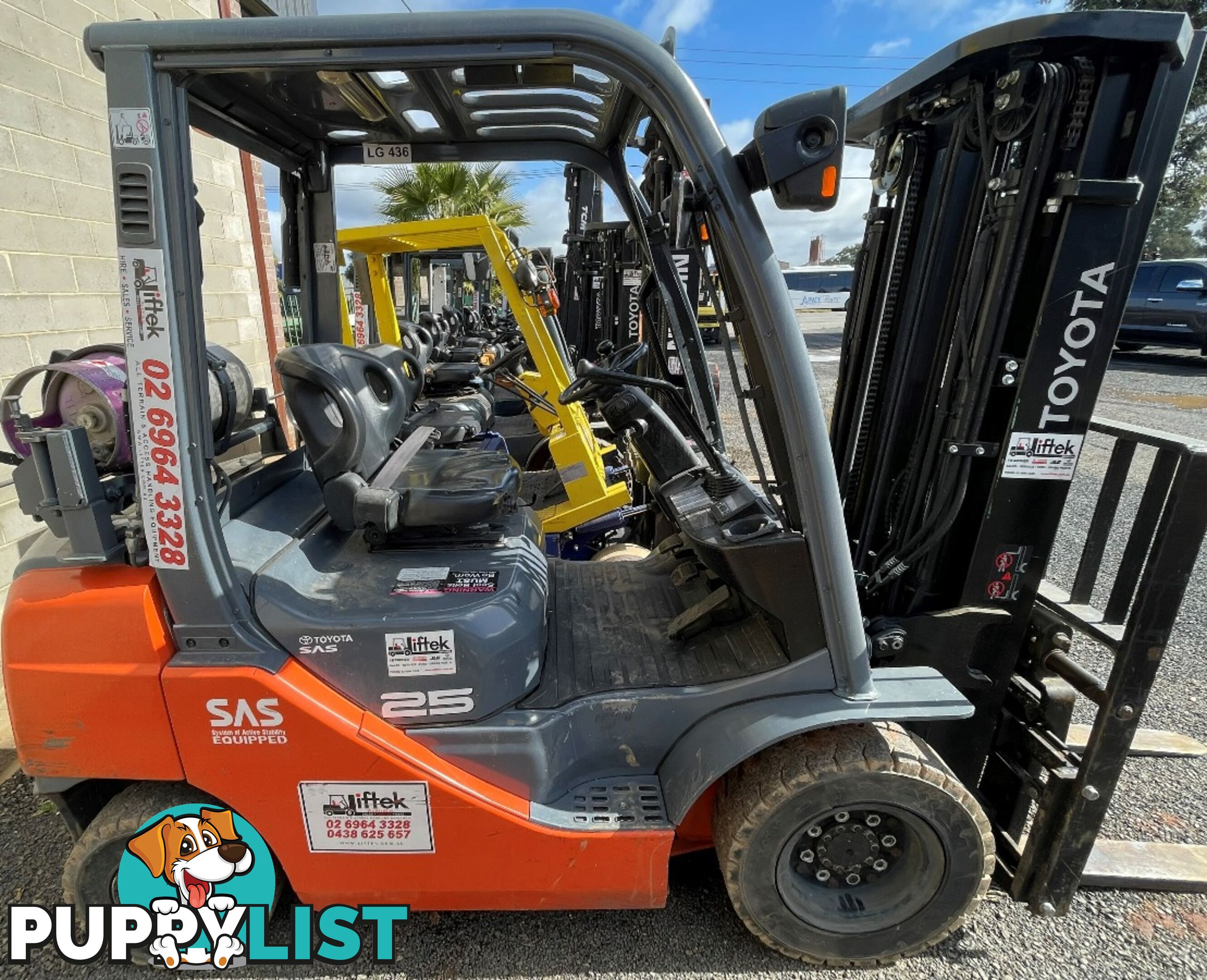 Used Toyota 2.5TON Deluxe Forklift For Sale