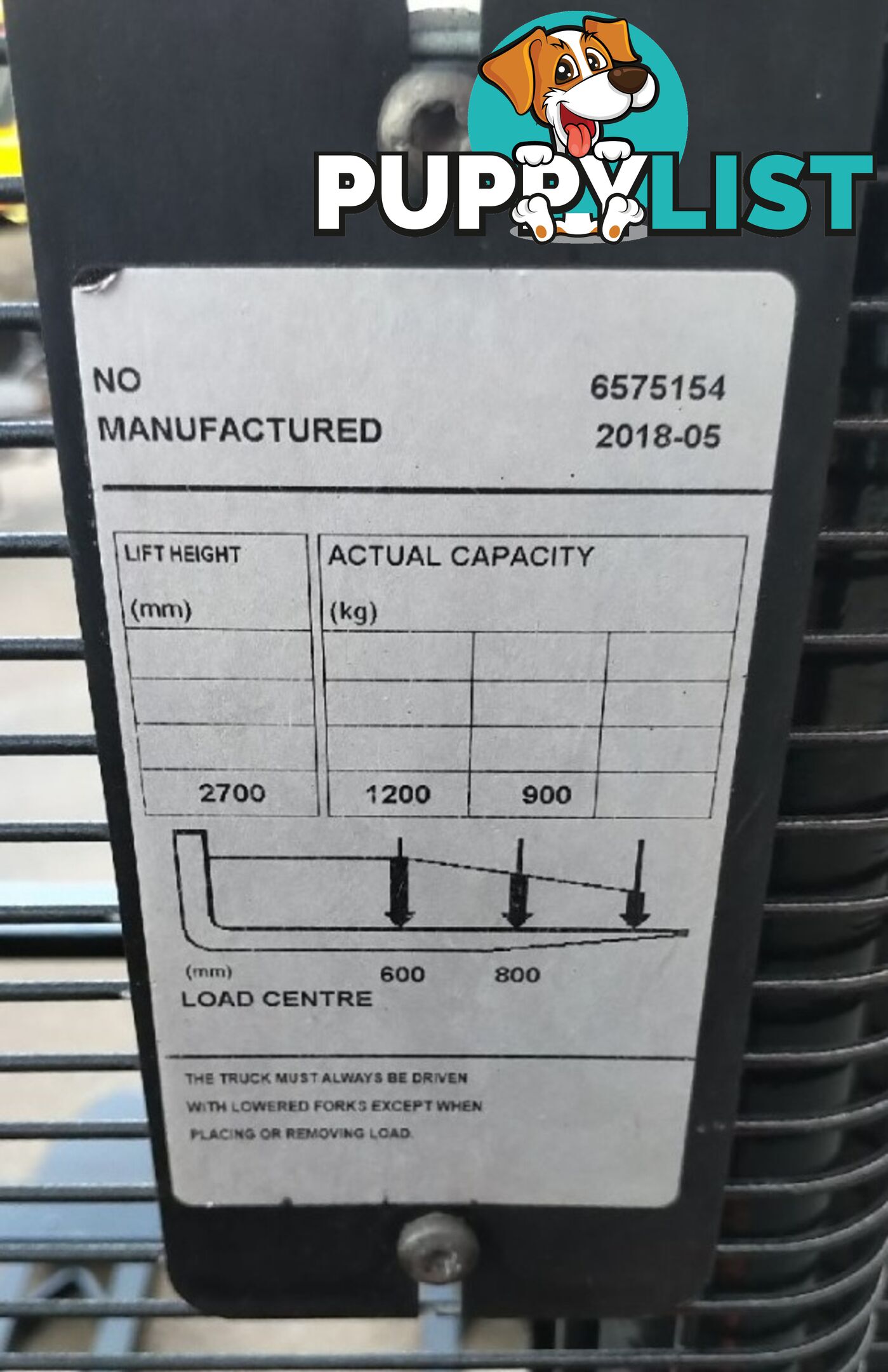 Used Toyota 1.2TON Electric Walkie Stacker