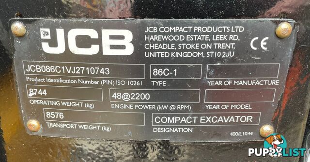 Used JCB 8.0TON Excavator