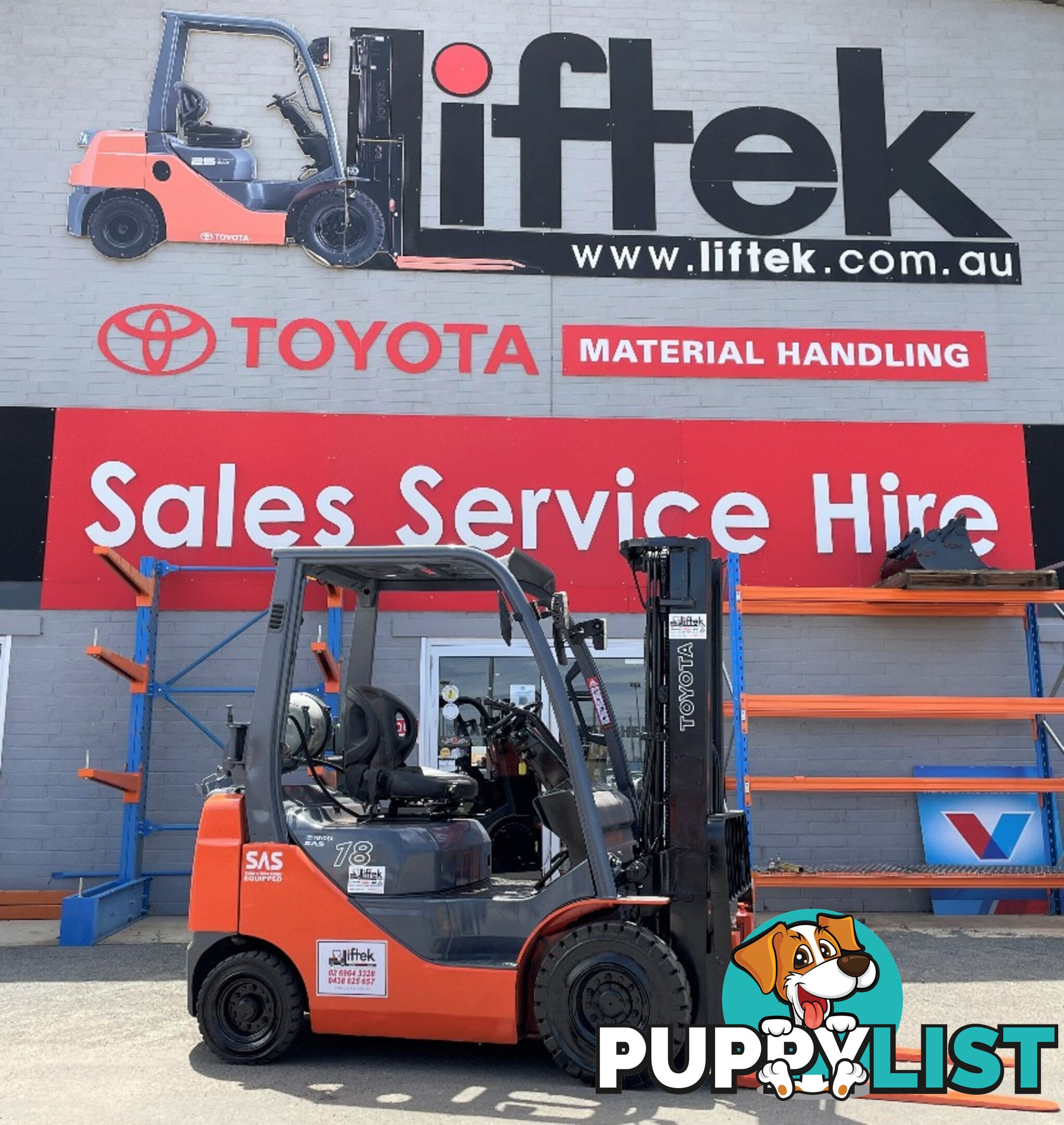 Used Toyota 1.8TON Forklift For Sale