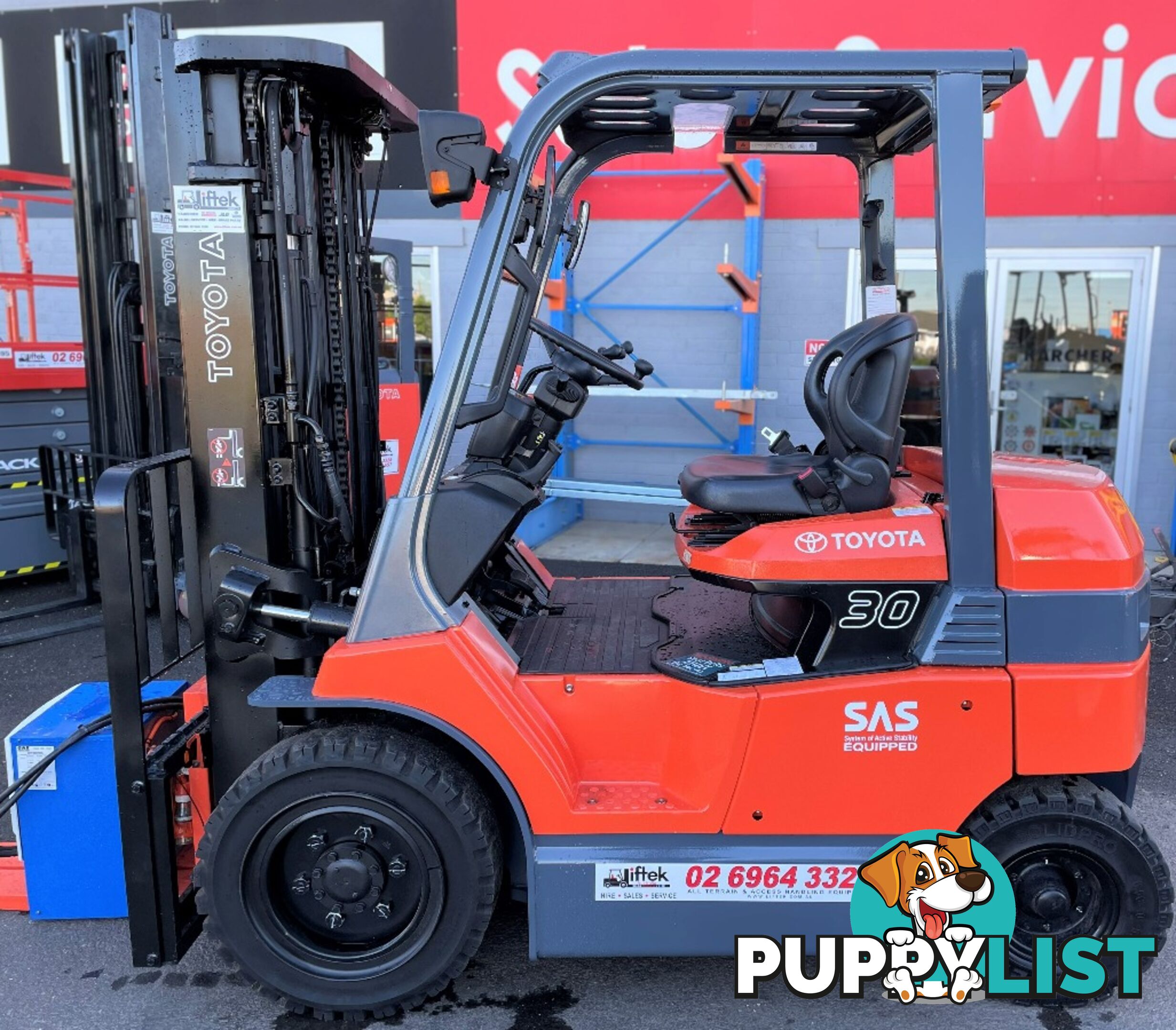 Used Toyota 3.0TON Electric Forklift For Sale