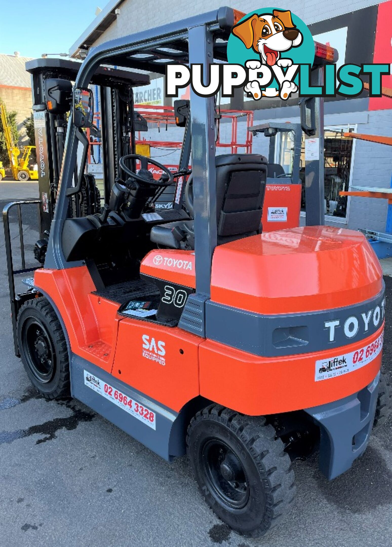 Used Toyota 3.0TON Electric Forklift For Sale