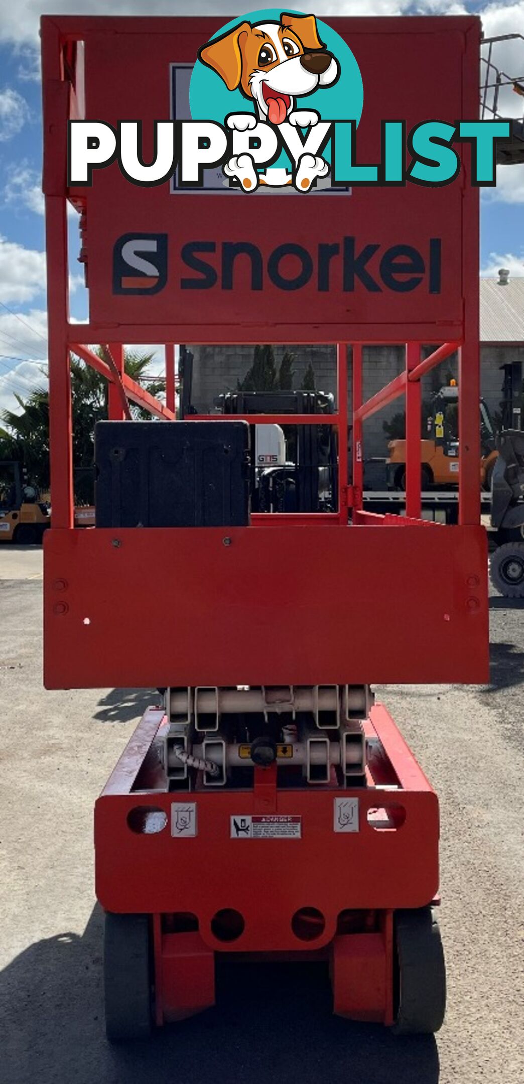 SNORKEL S1930 SCISSOR LIFT AND TRAILER PACKAGE