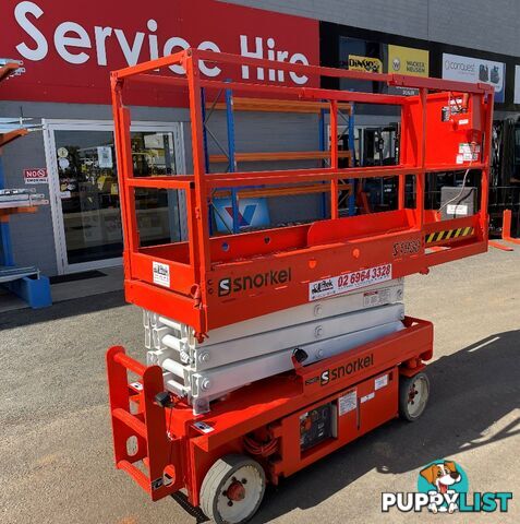 SNORKEL S1930 SCISSOR LIFT AND TRAILER PACKAGE