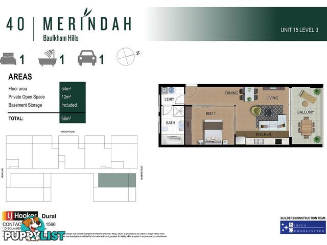 Apartment Studio/40 Merindah Road BAULKHAM HILLS NSW 2153