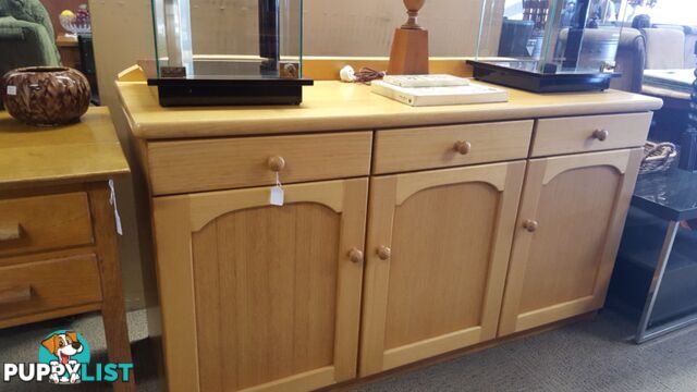 Solid Oak Sideboard $345