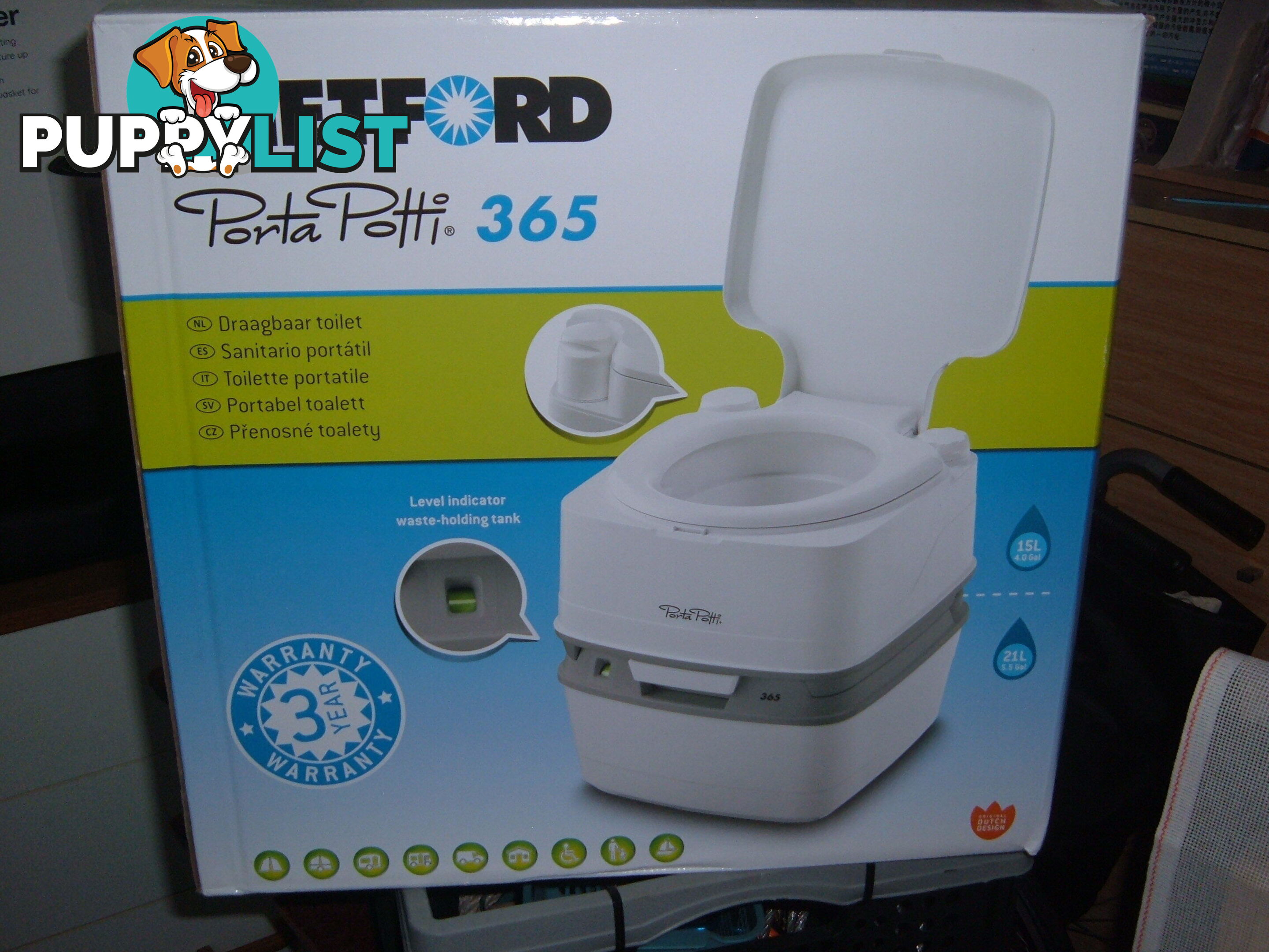 Thetford Porta Potti 365 ( 21 litre tank size )