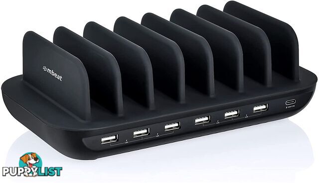 MBEAT Gorilla Power 7 Port 60W USB-C & USB-A Charging Station , MB-CHGR-7U.