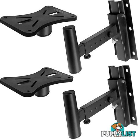 PYLE Universal Adjustable Wall Mount Speaker Bracket Stand.