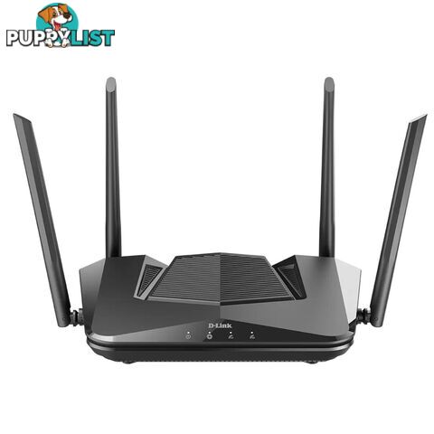 D-LINK EXO AX AX3200 Wi-Fi 6 Gigabit Router, Model DIR-X3260.