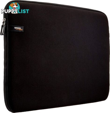 AMAZON BASICS Laptop Sleeve with Zipper, 42.93x2.03x31.24 cm, Black.