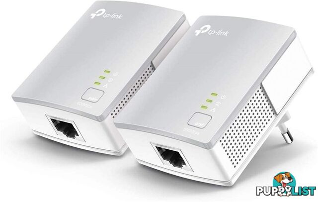 TP-LINK Powerline Ethernet Starter Kit - Nano Powerline Adapter, (TL-PA4010