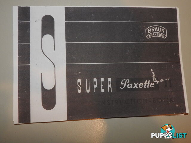 Vintage Super Paximat Camera