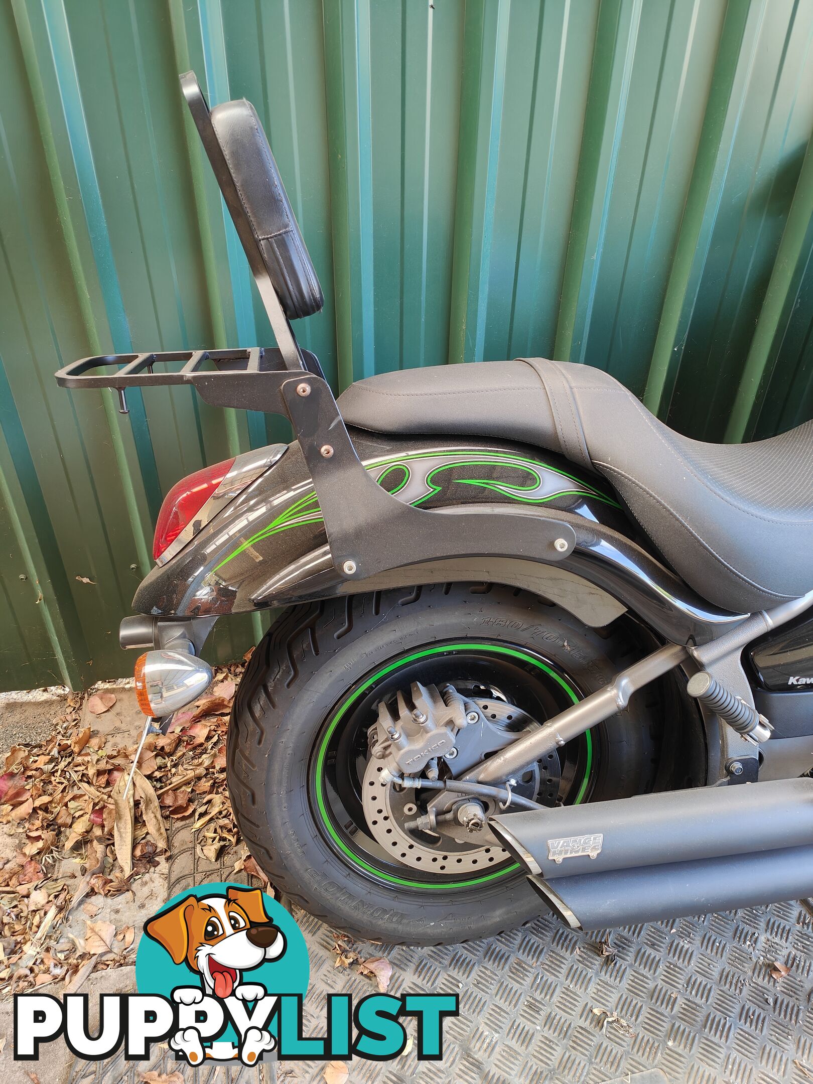 Kawasaki 900 Custom / Classic Passenger Backrest