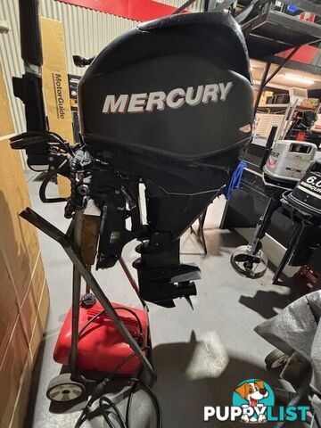 Mercury 30 HP efi 4 stroke tiller/power trim long shaft