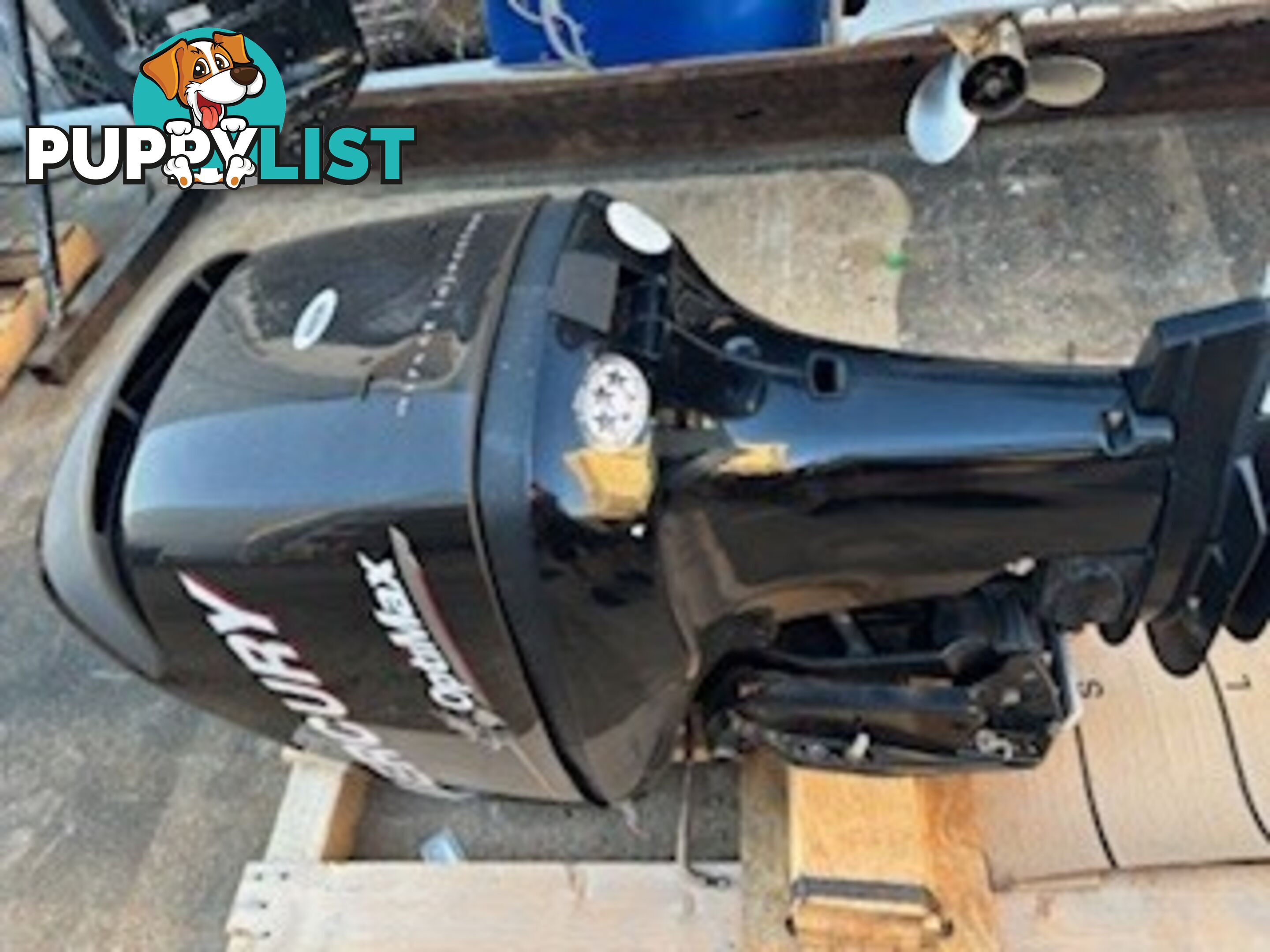 Mercury 115 HP Optimax Long shaft with control and Smart craft gauges and SS prop
