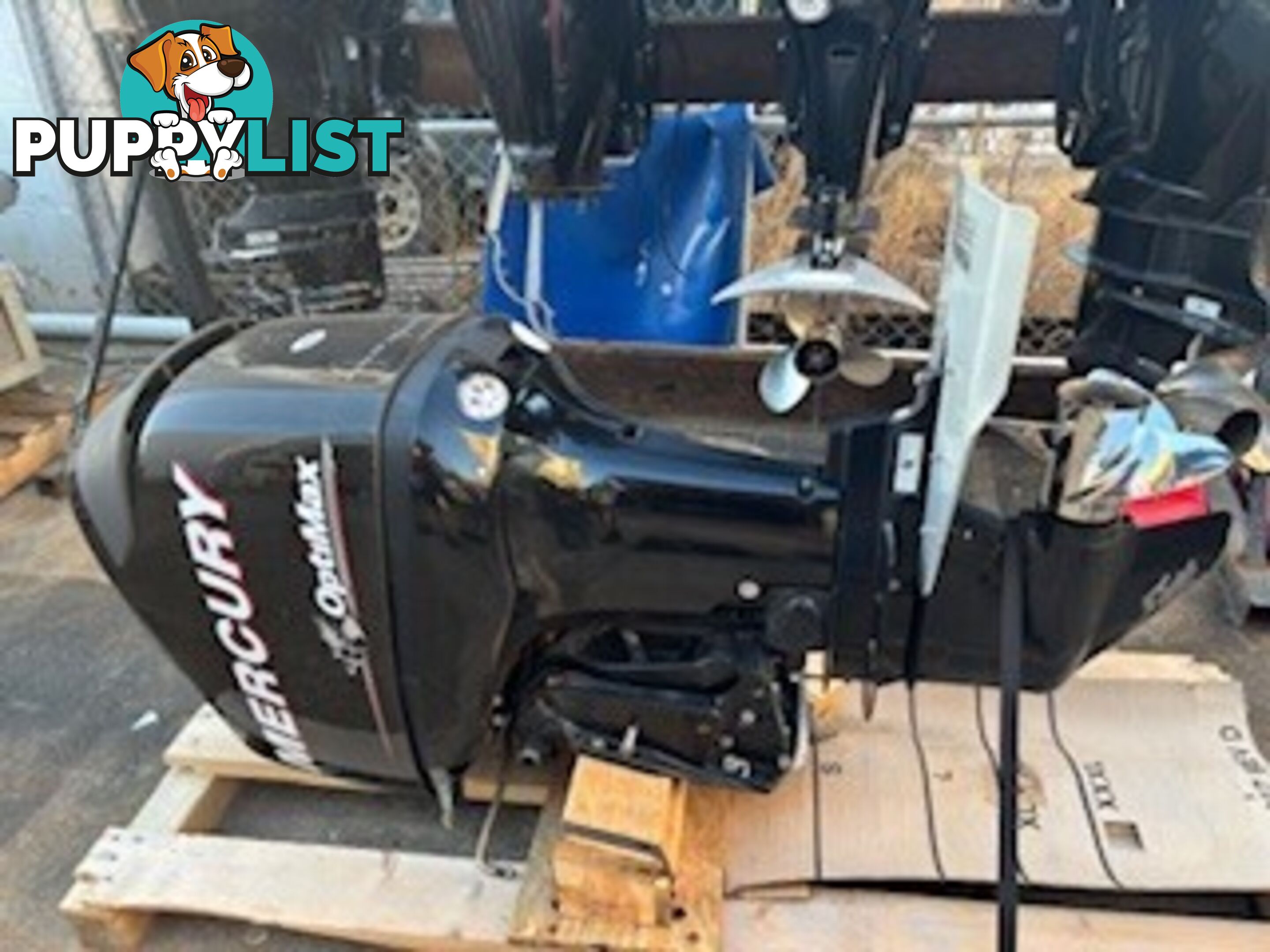 Mercury 115 HP Optimax Long shaft with control and Smart craft gauges and SS prop