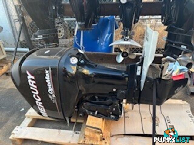 Mercury 115 HP Optimax Long shaft with control and Smart craft gauges and SS prop