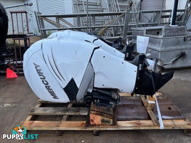 2 x Mercury 225 HP L6 Verado Outboards complete with all rigging and steering