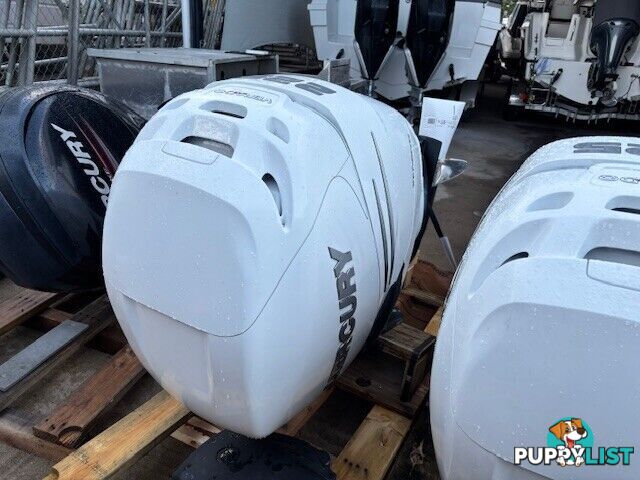 2 x Mercury 225 HP L6 Verado Outboards complete with all rigging and steering