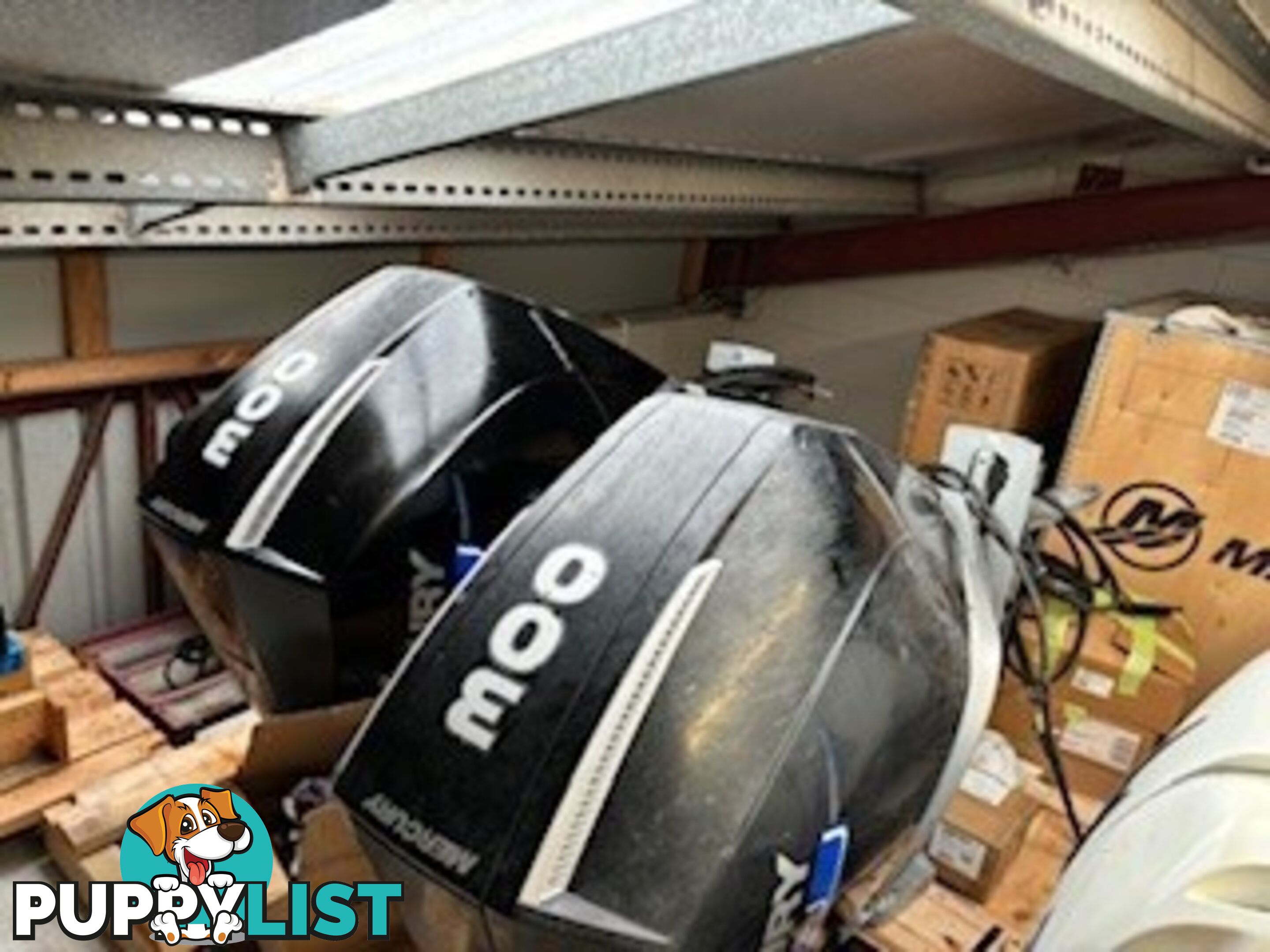 2 x 300 HP V8 Mercury AMS Verado Outboards 2020 model - ENGINES ONLY