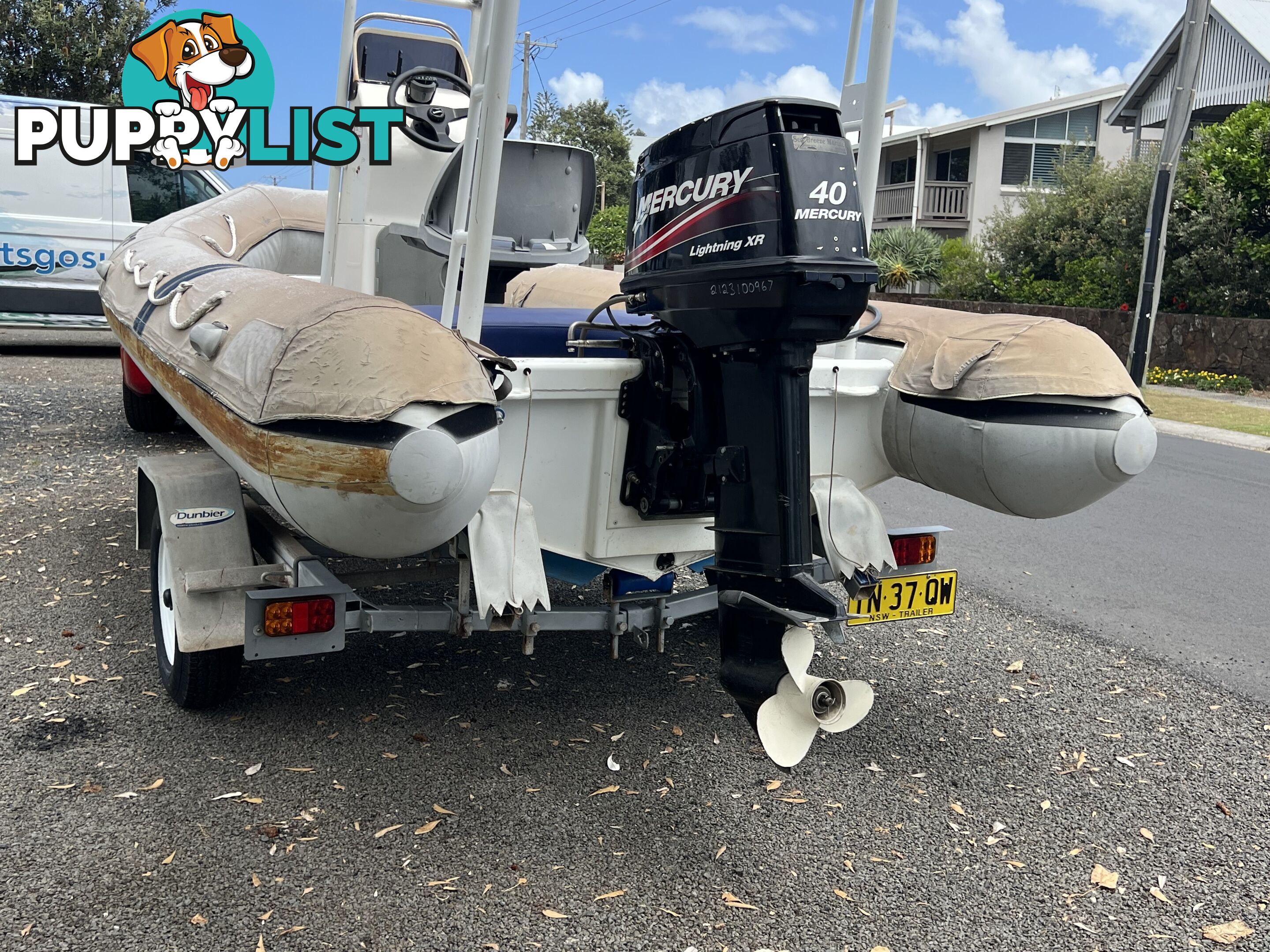 Swift Inflatable RH470 and Dunbier Trailer