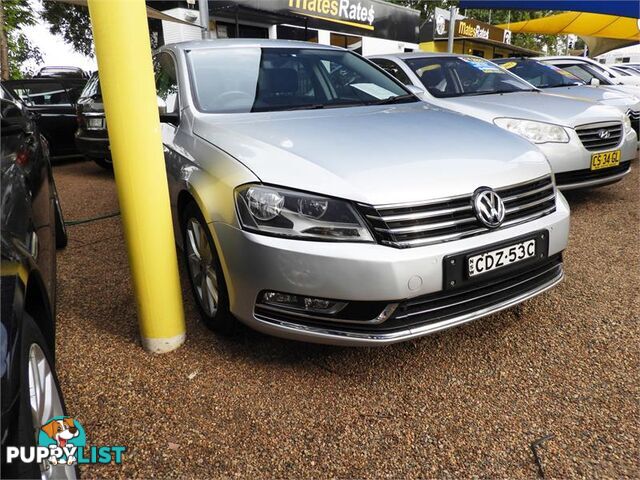 2011  Volkswagen Passat 125TDI Type 3C Sedan