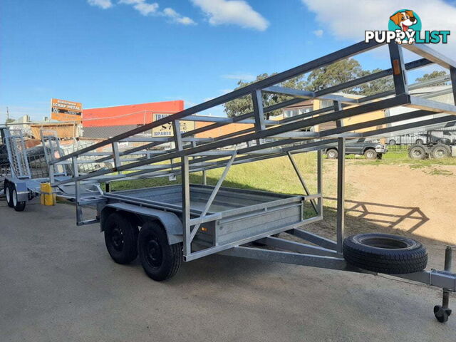 CONCRETORS TRAILER WITH MESH/TIMBER RACK