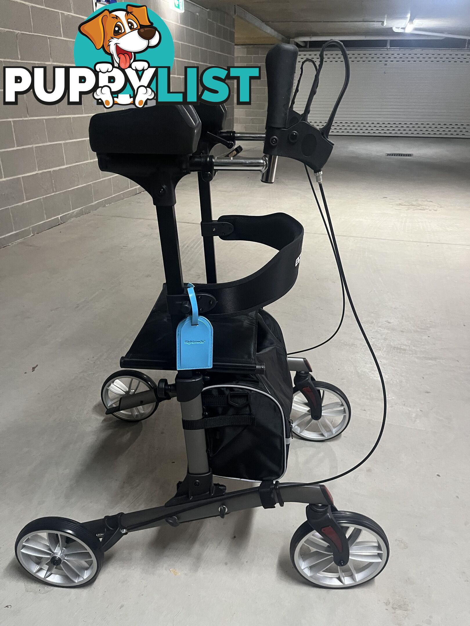 EQUIPMED Upright Rollator Walker