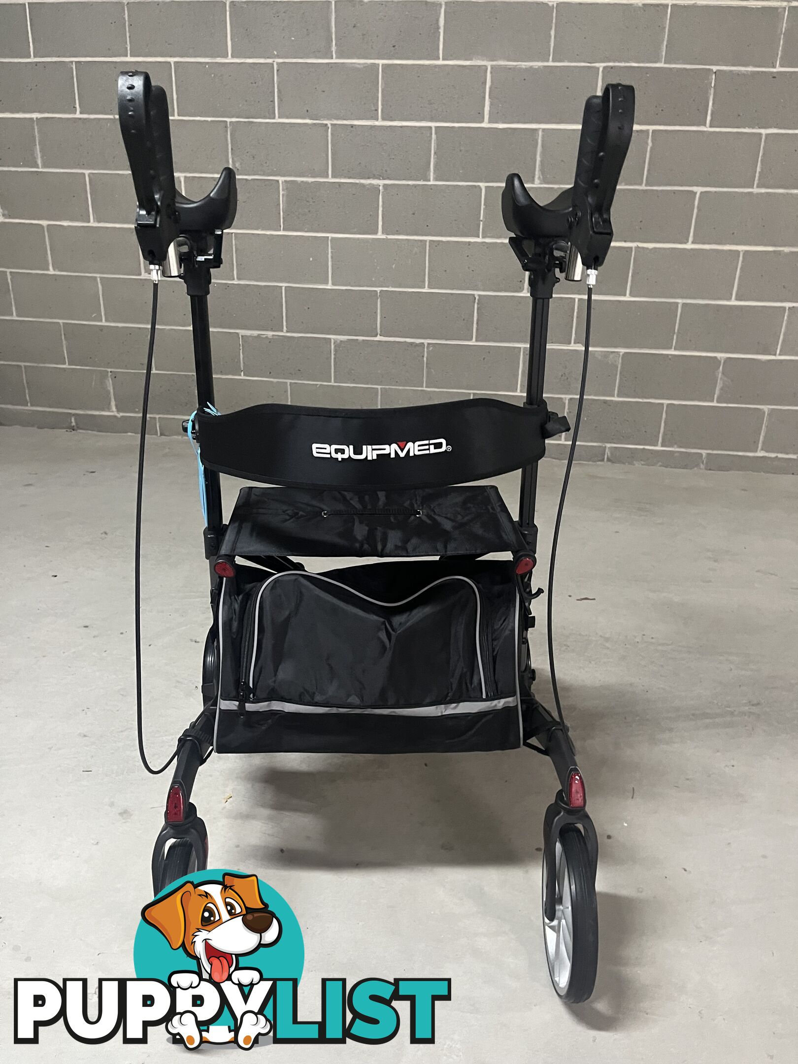 EQUIPMED Upright Rollator Walker
