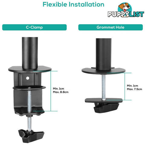 DC01K ACTIVIVA DUAL MONITOR ARM DOUBLE JOINT