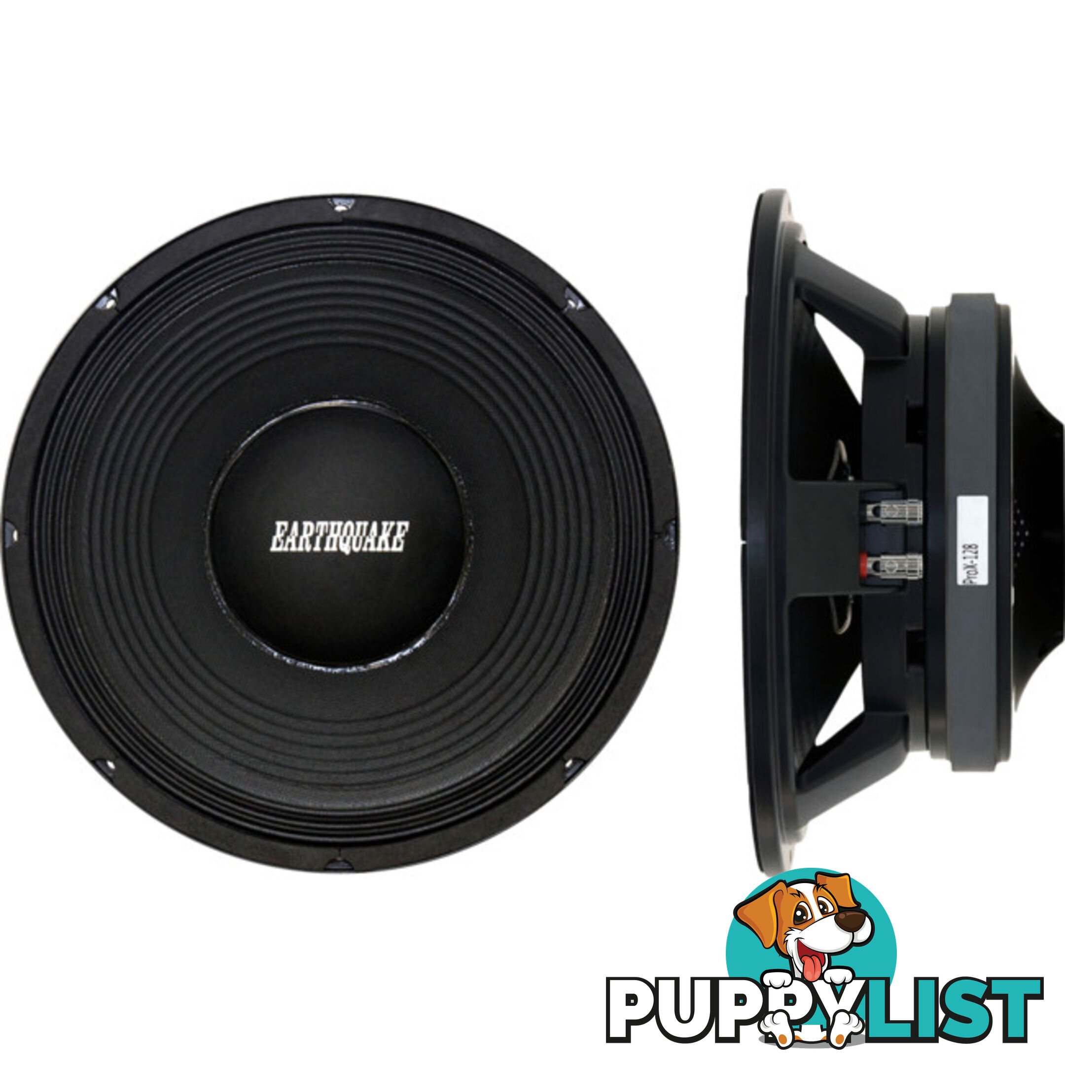 PRO-X128 12" CLOTH SURROUND SUB 4" VOICE COIL DIE CAST BASKET